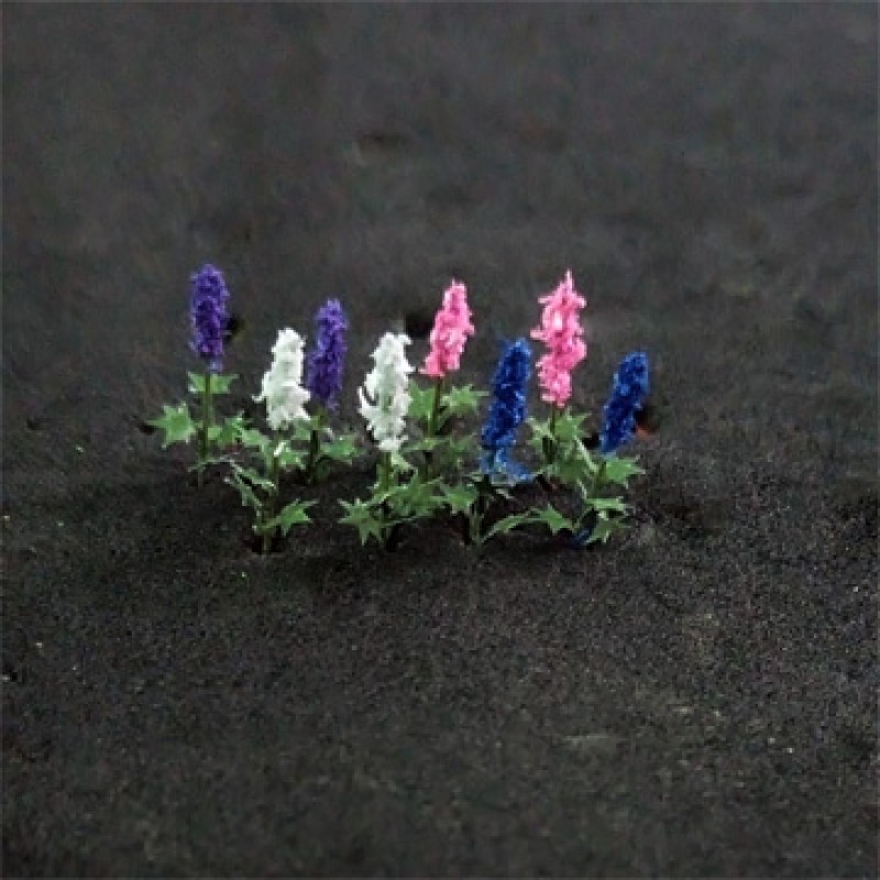 Delphiniums - N Gauge - 00905
